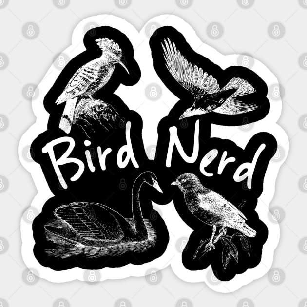 Bird Watching, Ornithologist, Bird Nerd, Bird Lover, Birdie Sticker by Style Conscious